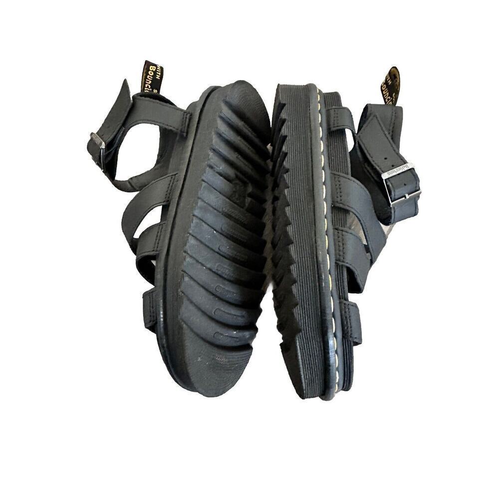 Doc Martens Blaire Hydro sandals Black Leather Womens Sz 7 EUC - Picture 7 of 11